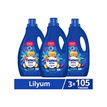 Extra Konsantre Çamaşır Yumuşatıcısı Lilyum 105 Yıkama 2520ml X3 Diğer