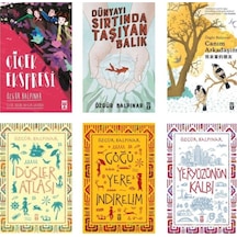 Özgür Balpınar Seti 6 Kitap Göğü Yere Indirelim, Yeryüzünün Kalbi, Düşler Atlası, Çiçek Ekspresi,
