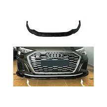 Autogp Audi A3 8y Ön Tampon Altı Lip Flap Pianoblack Siyah 2021+