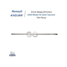 Ebal Otomotiv Renault KADJAR Krom Bagaj Alt Çıtası 2015 ve Sonrası