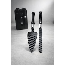 Arow 2'li Pasta Servis Takımı Pasta Spatulası Ve Servis Bıçağı Seti Şık Pasta Sunum Seti-298