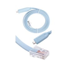 Type C Konsol Yapılandırma Kablosu, Type C - Rj45 Seri Yönlendirici Dönüştürücü Çevirici Kablo