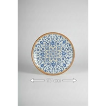 12'li Valencia Düz Tabak 17cm Dijital Tiara-a Rinart Krem