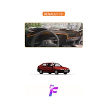 Renault 19 Uyumlu Torpido Örtüsü Yansıma Önleyici Tam Koruma Hızlı Ve Kolay Montaj J40 Torpido Halısı