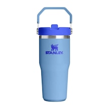 Stanley The Iceflow Flip Straw Pipetli Termos Bardak 0.40 Lt-10-12045-0123 Açık Mavi