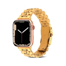 Apple Uyumlu  Watch Ultra 49 MM Kordon Krd-54 Metal Kordon