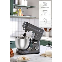 Karaca Maestrochef  1500 W 5 LT Stella Stand Mikser Space Gray (Teşhir)