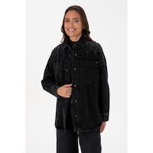 U.s. Polo Assn. Kadın Siyah Gömlek Jean 50309856-dn0027 Black