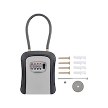 Pazly Suntek Saklama Magideal Kutusu Kilit Kasa Gri Ev Anahtarları Anahtar Bz Gri