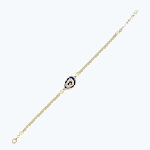 Altınbaş Altın Nazar Balıksırtı Zincir Bileklik Abl0130-y-25825 Çok Renkli Altınbaş Altın Nazar Balıksırtı Zincir Bileklik Abl0130-y-25825 Çok Renkli