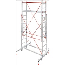 2 Kademeli 4 Metre Alüminyum İskele Elbe