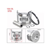 İtal 186Fa Piston Segman Komple Std