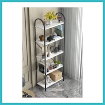Bezos Metal Kitaplık Beyaz 180 Cm Dfnbez
