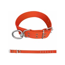 Savex Dokuma Köpek Boyun Tasması Turuncu 5 80 Cm Fosforlu Sarı