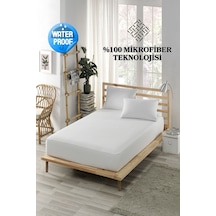 Sıvı Geçirmez Alez Mikro Fitted Yatak Koruyucu Beyaz Tek Kişilik Sıvı Geçirmez Alez Mikro Fitted Yatak Koruyucu Beyaz Tek Kişilik