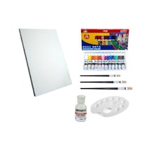 Guaj Boya Seti 25 X 35 Cm Tuval Çok Renkli