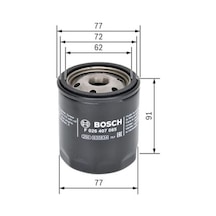 BOSCH F026407085 Yağ Filtresi