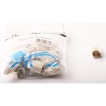 Sl-rj40 Rj45 25 Li Paket Beyaz Jack Kılıfı Belirtilmemiş