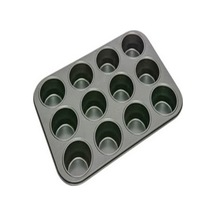 Muffin Kek Kalıbı Teflon 12'li Teflon Beyaz Diğer