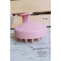 Duş Tarağı Yumuşak Silikon Saç Yıkama & Saç Derisi Masaj Tarağı 944 Pembe Karışık
