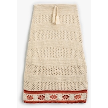 Koton Ajurlu Etek Çiçek Detaylı Ekru 4skg90032ht Ekru Koton Ajurlu Etek Çiçek Detaylı Ekru 4skg90032ht Ekru