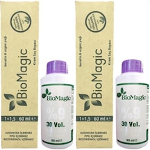 Biomagic Organik Amonyaksız Saç Boyası (Yoğunküllü Sarı - 9.11) 2Ad