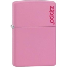Zippo Pink Logo Çakmak / Pembe Zippo