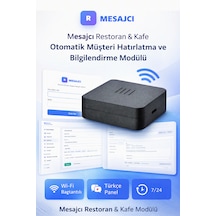 Mesajcı Restoran Ve Kafe Otomatik Müşteri Hatırlatma Ve Bilgilendirme Modülü