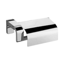 Tema Premium Serisi Banyo Kapaklı Wc Tuvalet Kağıtlığı Krom