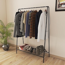 Metallica Concept Oval Telli Siyah Butik Elbise Askılığı Konfeksiyon Askılık Diğer