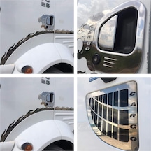 Ford Cargo 1-kapı Kolu 2-kapı Alev Çıta 3- Kelebek Cam Kromları