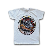 Deniz Kuvvetleri Erkek Kısa Kollu T-Shirt - Beyaz Çok Renkli