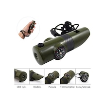 Argeus H7-1 Fenerli Dereceli Pusulalı Düdük Çok Renkli