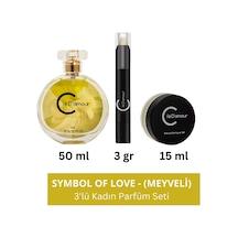 Symbol Of Love Meyveli/çiçeksi Women -3 Lü Kadın Parfüm Seti 50 Ml - Vegan Diğer