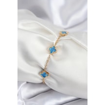 Mey İthalat 316l Çelik Gold Renk Buz Mavisi Baby Boy Yonca Kadın Bileklik - Özel Seri Meyeb68c94842ef4705daad0db5a8 Mey İthalat 316l Çelik Gold Renk Buz Mavisi Baby Boy Yonca Kadın Bileklik - Özel Seri Meyeb68c94842ef4705daad0db5a8