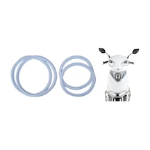 Mondial Fury 110i Lastik Yanak Set 4 Lü Beyaz