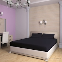 Tevalli Fitty Tek Kişilik Çarşaf Takımı-Siyah