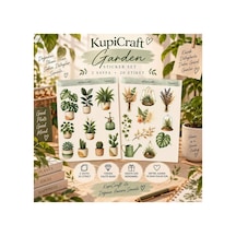 2 Sayfa Garden Temalı Sticker, Ajanda Scrapbook Journal Bahçe Temalı Etiket-çiçek - 930870948 Diğer