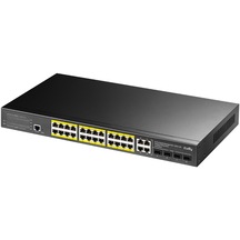 Cudy GS2028PS4 4 Port Combo 1 Port Konsol 24 Port Gigabit 300 W Poe Switch