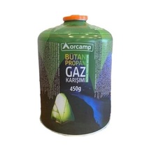 Büyük Tombul Bütan Propan Gaz Kartuş Kore Tipi Ocaklar İçin 450gr 4172 Çok Renkli