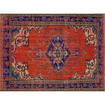 İmparatorluk Dokusu Eskitme Vintage Halı 185 X 251 Cm 10232