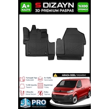 Citroen Jumpy Panelvan 3d Pro Havuzlu Ön 2'li Paspas 2016 Üzeri A+ Kalite 3ds-sdz042