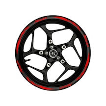 Xmax Kırmızı Yazılı Kımızı Pençe Şeritli