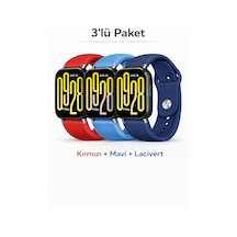 Xiaomi Redmi Watch 5 Active / Watch 5 Lite Uyumlu 3'lü Yumuşak Soft Yüksek Kalite Spor Kordon
