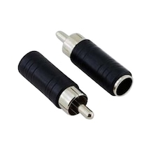 1 Rca Erkek / 6.3 Mm Dişi Jack Çevirici