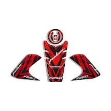 Motosıklet Kaplama Bajaj Pulsar F250 Tank Pad Set 2022/2024 Uyumlu 02