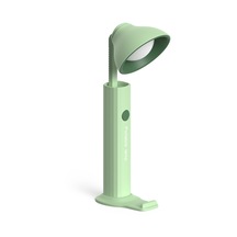 Cbtx Katlanabilir Masa Lambası El Feneri Şekli 3 Parlaklık Ayarlanabilir Manyetik Gece Lambası, Yuvarlak Lamba Başlığı - Yeşil