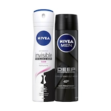 Black&white Clear Bayan Deosprey 150 Ml+deep Dimension Erkek Deosprey 150 Ml 2'li Paket