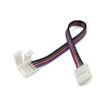 2 Adet 25cm 5050 4 Pin Rgb Led Ekleme Aparatı Kablo 10mm Rgb Şerit Ledler Için