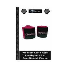 Premium Kadın Aktif Kondisyon 3,5 M Boks Bandajı Pembe